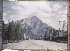 Image représentant Canada, Banff, Gde Rue et Mt Cascades