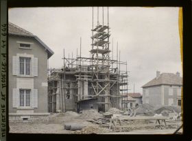 Image représentant France, Flirey, Eglise en reconstruction