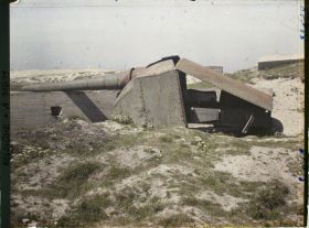 Image représentant Belgique, Ostende, Batterie Hindenburg, Pièce de gauche, 280 millimètres