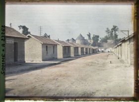 Image représentant France, Péronne, Maisons provisoires rue du Parchy