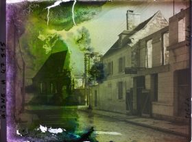 Image représentant France, Soissons, Rue des Feuillants et Maison de l'Arquebuse