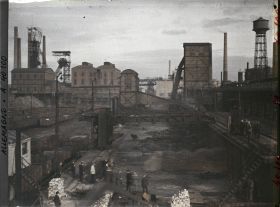 Image représentant Prusse, Ickern Vicktor, Vue Générale s/ la Cokerie défournement