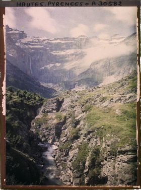 Image représentant France, Gave de Gavarnie, Origine du Gave de Pau