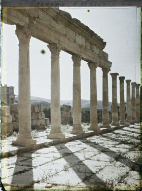 Image représentant Algérie Djemila, Colonnade du pourtour du Grand Temple