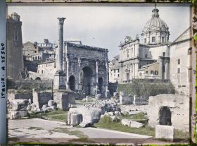 Image représentant Forum romain vers l'arc de Septime Sévère