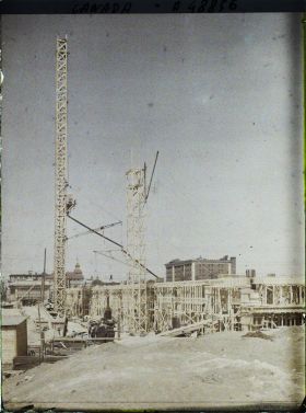 Image représentant Canada, Winnipeg, Construction du nouvel immeuble de la Cie de la Baie d'Hudson