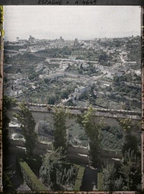 Image représentant Panorama du quartier de l'Albaicín depuis le Generalife