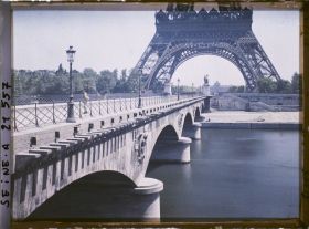 Image représentant Le pont d'Iéna et la tour Eiffel