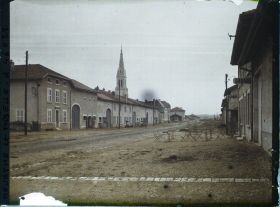 Image représentant France, Flirey, Grande Rue vers l'Eglise