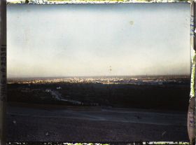 Image représentant Panorama vers Damas au coucher du soleil