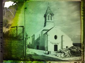 Image représentant France, Celles s/Aisne, Façade de l'Eglise refaite