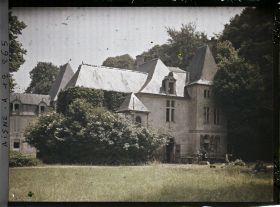 Image représentant Pavillon Henri-IV, côté sud du château de Vauxbuin utilisé comme hôpital