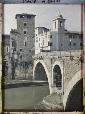 Image représentant Ponte Fabricio et île du Tibre