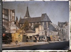 Image représentant L'église Saint-Séverin vue de la rue St-Jacques