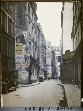Image représentant La rue Quincampoix au niveau du numéro 80