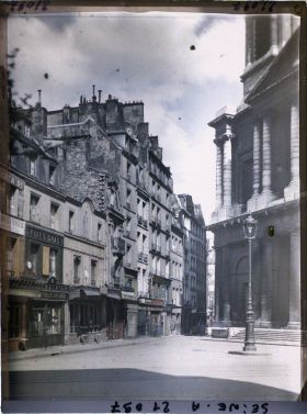 Image représentant La rue du Jour, devant l'église Saint-Eustache