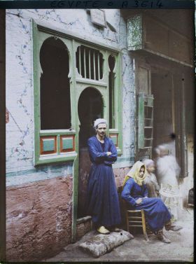 Image représentant Café égyptien dans le Mouski, un des vieux quartiers de la ville