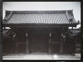 Image représentant Temple Nishi Honganji : porte de la Salle du Fondateur (Goei-dô mon)