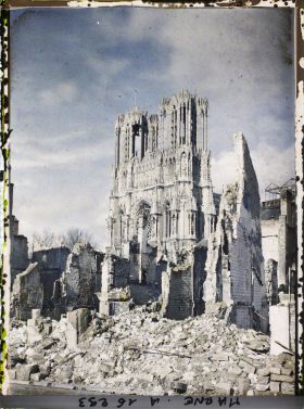 Image représentant France, Reims, Vue prise de la Rue Chanzy