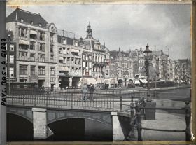 Image représentant Vue du Rokin avec au premier plan le Langebrug