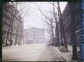 Image représentant Le percement du boulevard Haussmann au niveau de la rue Taitbout