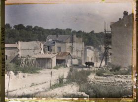 Image représentant France, St Mihiel, Reconstructions rue de Sauley