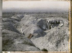 Image représentant France, Mont Cornillet, Pente Sud ; Grande tranchée Allemande