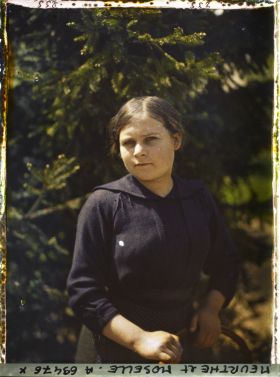 Image représentant École ménagère, Mademoiselle Rose Chapuy, élève