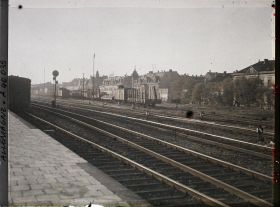 Image représentant Prusse, Essen, Une vue sur les Voies