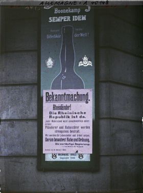 Image représentant Prusse, Duisbourg, Affiche de la proclamation