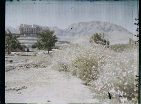 Image représentant Afghanistan, Dar-ul-Aman, Vue vers le nouveau Palais Royal