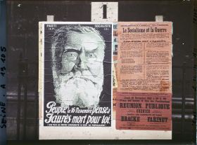 Image représentant Affiches du Parti socialiste (SFIO)  pour les élections législatives de novembre 1919