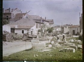 Image représentant France, Pagny s/ Moselle, Tailleurs de pierres et maisons neuves