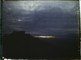 Image représentant Turquie, Angora, Coucher de Soleil sur la forteresse d'Angora