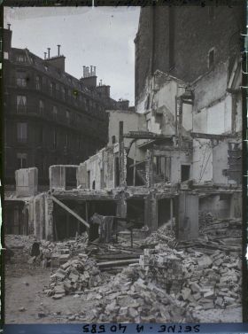 Image représentant Le prolongement du boulevard Haussmann, démolitions rue Taitbout