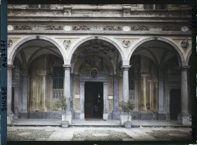 Image représentant Le portique de la Madonna del Sasso