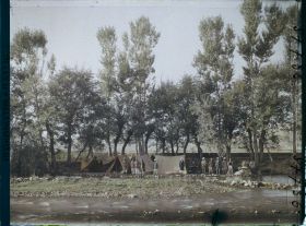 Image représentant Afghanistan, Shah-Abad, Campement sur les rives du Logar