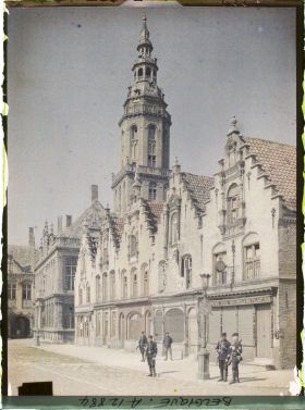 Image représentant Belgique, Furnes, Place de l'Hôtel de Ville