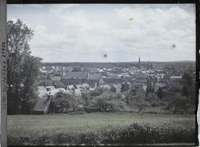Image représentant Vue panoramique de Guingamp prise du village de Castel-Pic
