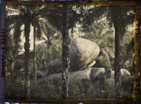 Image représentant Paysage montagneux d'éboulis rocheux