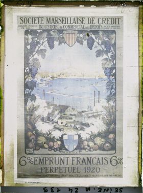Image représentant Affiche pour l'emprunt national de 1920, Société marseillaise de crédit