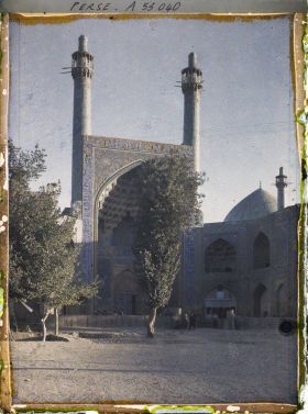 Image représentant Le portail d'entrée de la Masjid-i-Chah (mosquée du Chah) (1629)