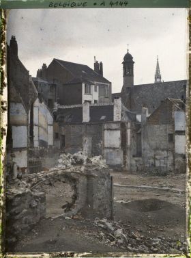 Image représentant Belgique, Bruxelles, Démolition de vieux quartiers.