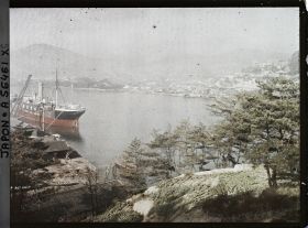 Image représentant Vue sur la ville depuis l'île de Mukô-jima