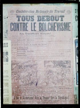 Image représentant Affiche contre le bolchevisme pour les élections législatives de novembre 1919