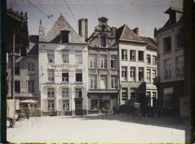 Image représentant Belgique, Louvain, Vieilles Maisons, Marché au poisson
