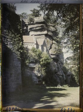 Image représentant Alsace, Saverne, Le Haut Bar Rocher et ruines du Château