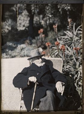 Image représentant Le baron Edmond de Rothschild, invité par Albert Kahn