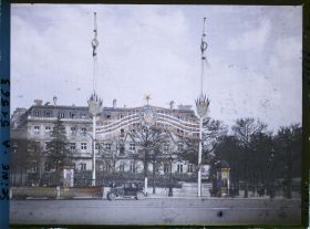Image représentant Décorations place de l'Étoile pour le 9ème congrès de la Légion Américaine (American Legion)