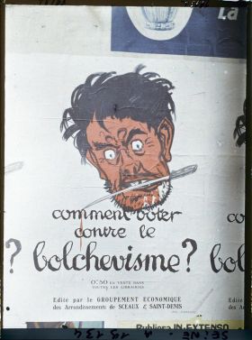 Image représentant Affiche contre le bolchevisme pour les élections législatives de novembre 1919